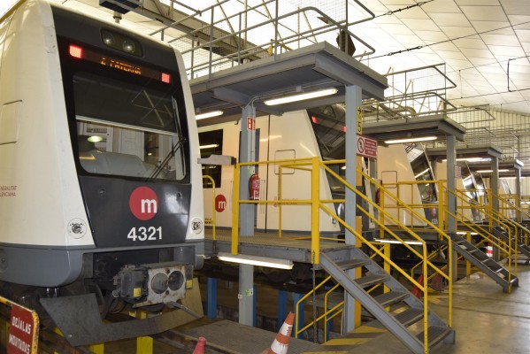 Generalitat construirá un taller en la L1 de metro y ampliará el de Machado para mejorar frecuencias