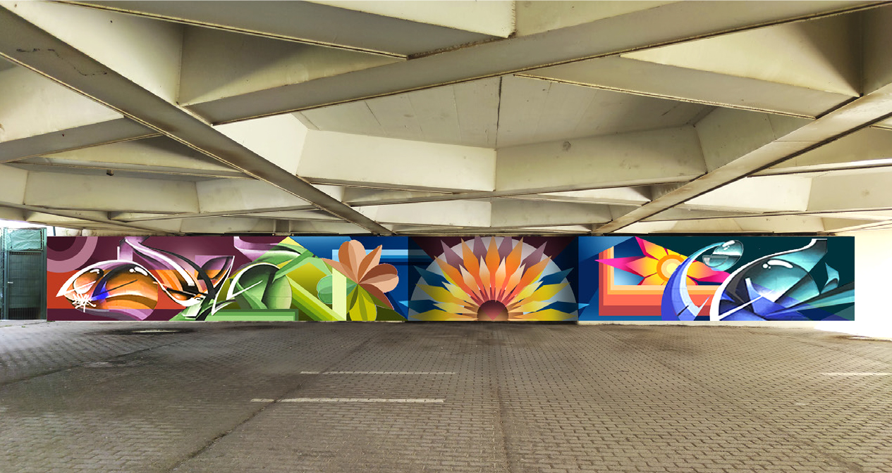 El arte urbano regresa al cauce del río con ‘Abstracte’ 

