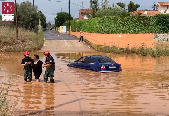 Las tormentas dejan más de 60 l/m2 en Castellón y hasta 44.000 rayos