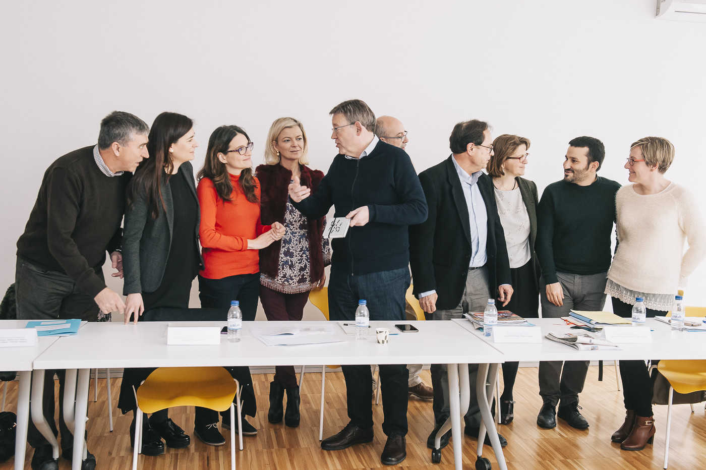 El Consell, reunido en el Seminario de Sagunt. Foto: KIKE TABERNER - 