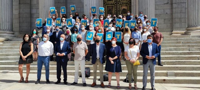 Per un Finançament Just clama frente al Congreso por la reforma de la financiación autonómica