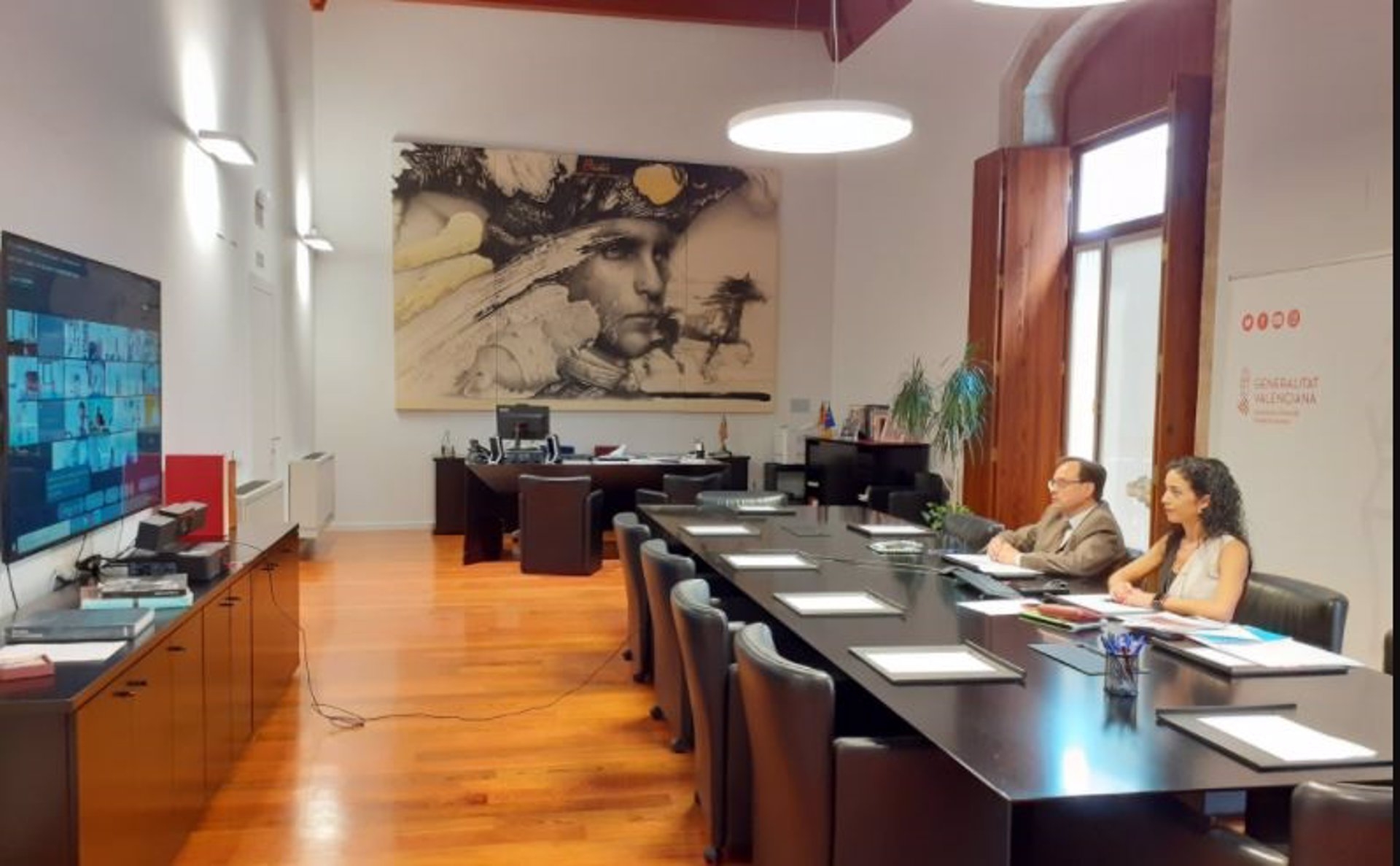 Vicent Soler y Sonia Díaz. Foto: GENERALITAT - 