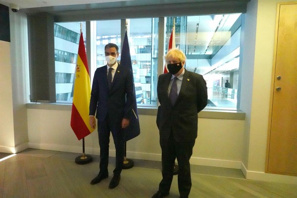 Sánchez y Johnson coinciden en la necesidad de impulsar el futuro acuerdo sobre Gibraltar