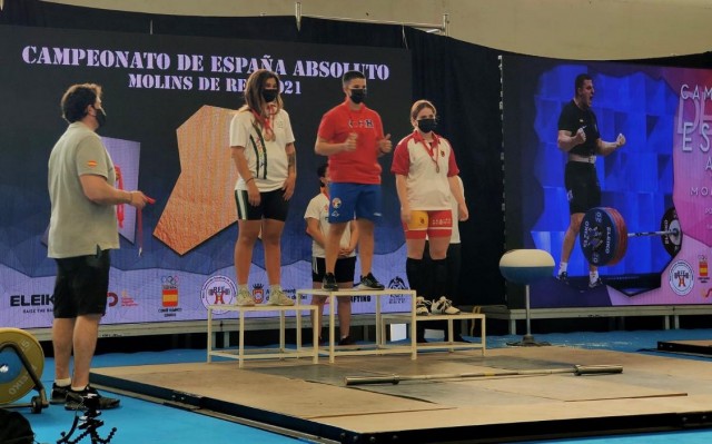 La murciana Clara Sánchez gana un bronce en el Nacional absoluto en Molins de Rei
