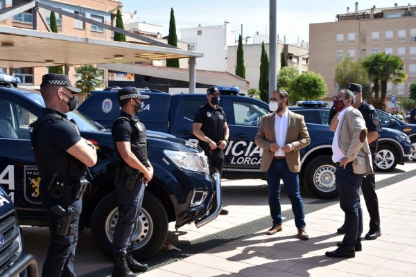 Lorca impulsa su Policía Local: renueva la flota de vehículos y ultima la renovación del cuartel de San Cristóbal