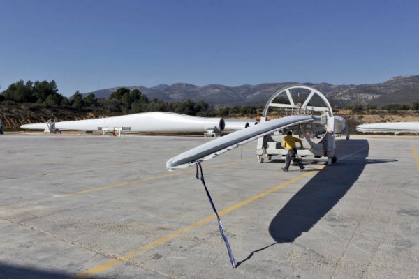 LM Wind Power aporta desde les Coves las aspas de un nuevo parque eólico de Capital Energy