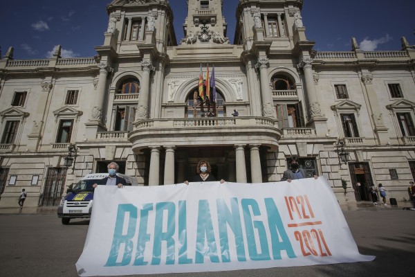 El Ayuntamiento celebra el centenario de Berlanga con un 'mapping' y rutas guiadas