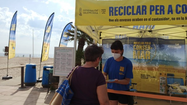 La campaña “Reciclar para ConserMar” se pone en marcha en Sagunto
