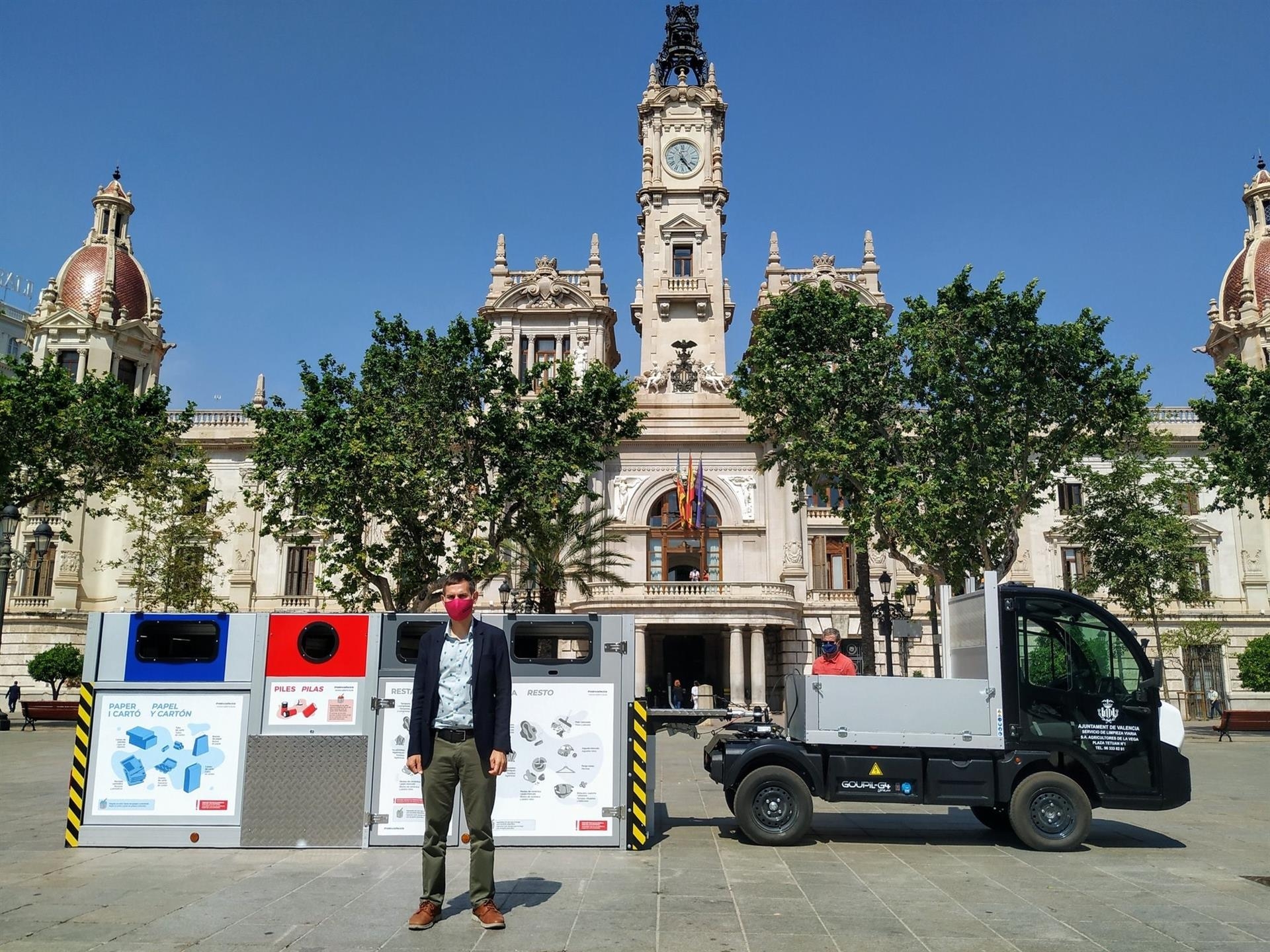 Sergi Campillo presenta el nuevo sistema. Foto: AYUNTAMIENTO DE VALÈNCIA - 