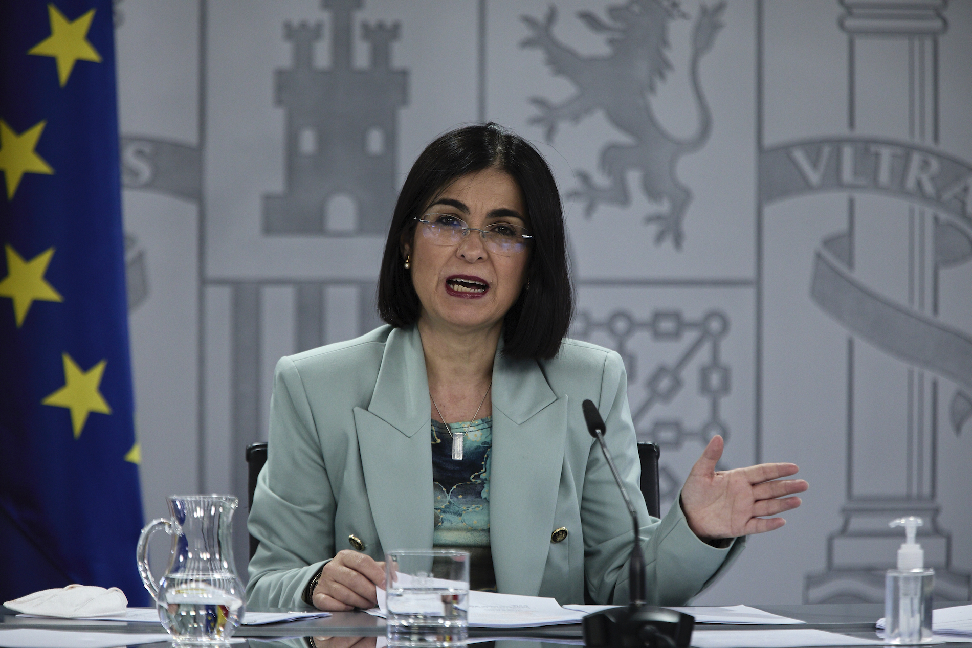 La ministra de Sanidad, Carolina Darias. Foto: J. HELLÍN/POOL - 