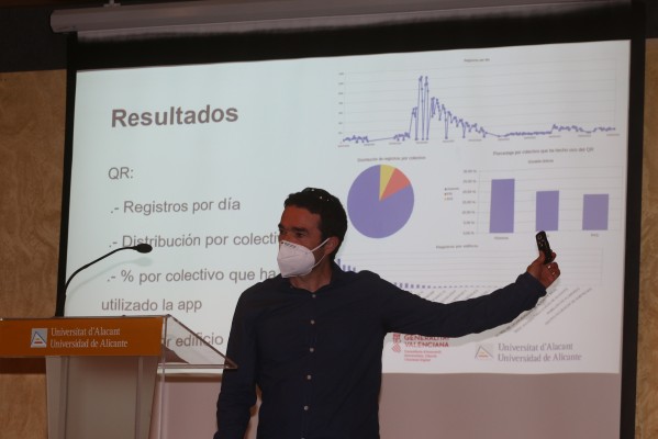 La UA e Innovación presentan el Plan de Trazabilidad covid para rastreo de contactos en el campus
