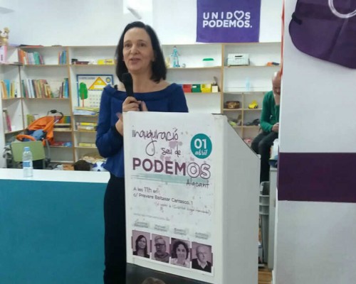 Bescansa amadrina la nueva sede de Alicante: 