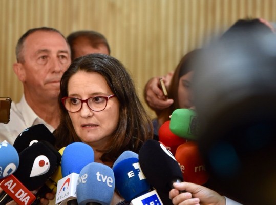 Oltra defiende los indultos y 