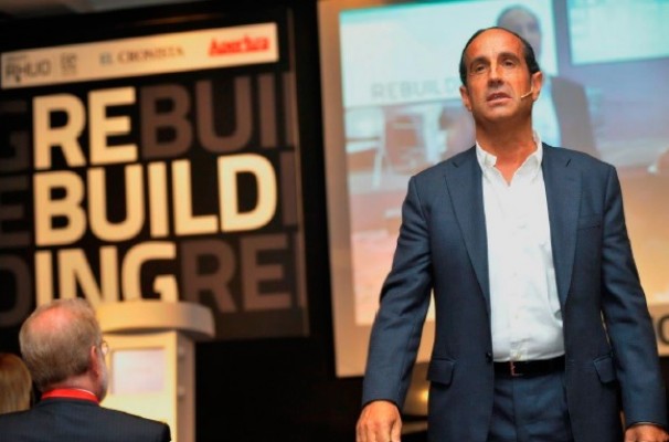 Josef Ajram, Carlos Delgado y Luis Galindo, en el macroevento Golpe de Efecto en Alicante 