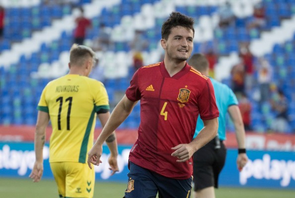 La España 'B' golea a Lituania en Butarque en un extraño amistoso
