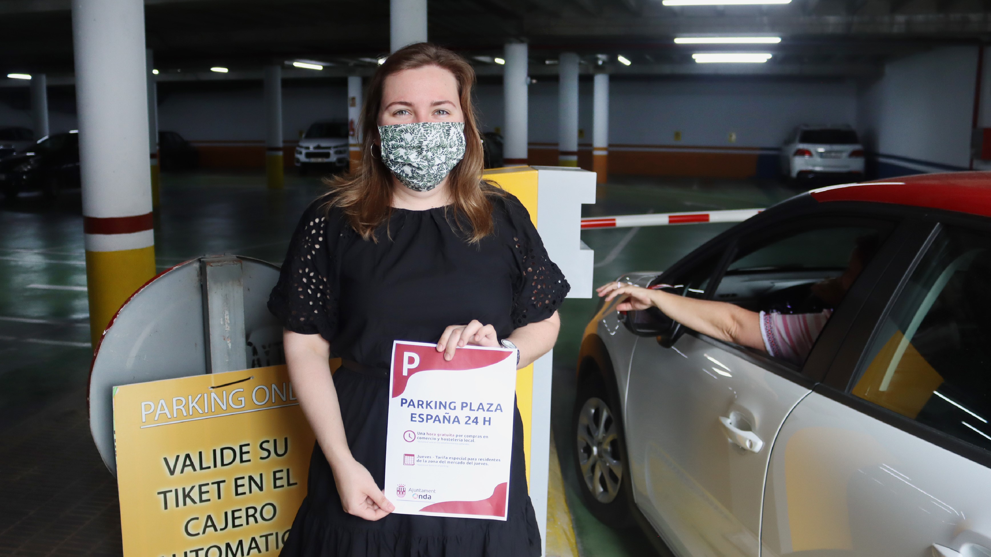 Onda recupera la hora gratuita en el parking de la plaza España para los clientes del comercio local