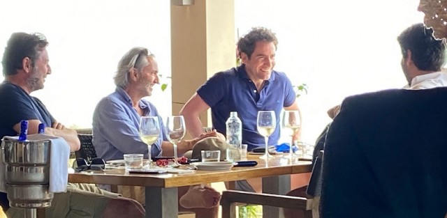 Teo y Miras celebran en Formentera el triunfo de Mazón en las primarias de la Comunidad Valenciana