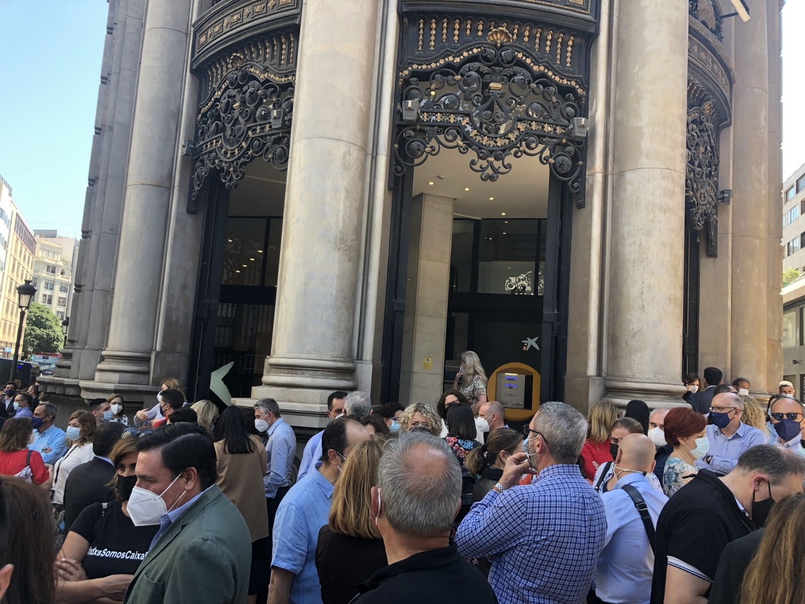 El 86,7% de los trabajadores de CaixaBank secundan el paro de este lunes, según sindicatos
