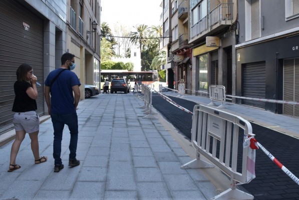 La plataforma única de Fatxo en Elche reabrirá a tráfico y peatones el miércoles