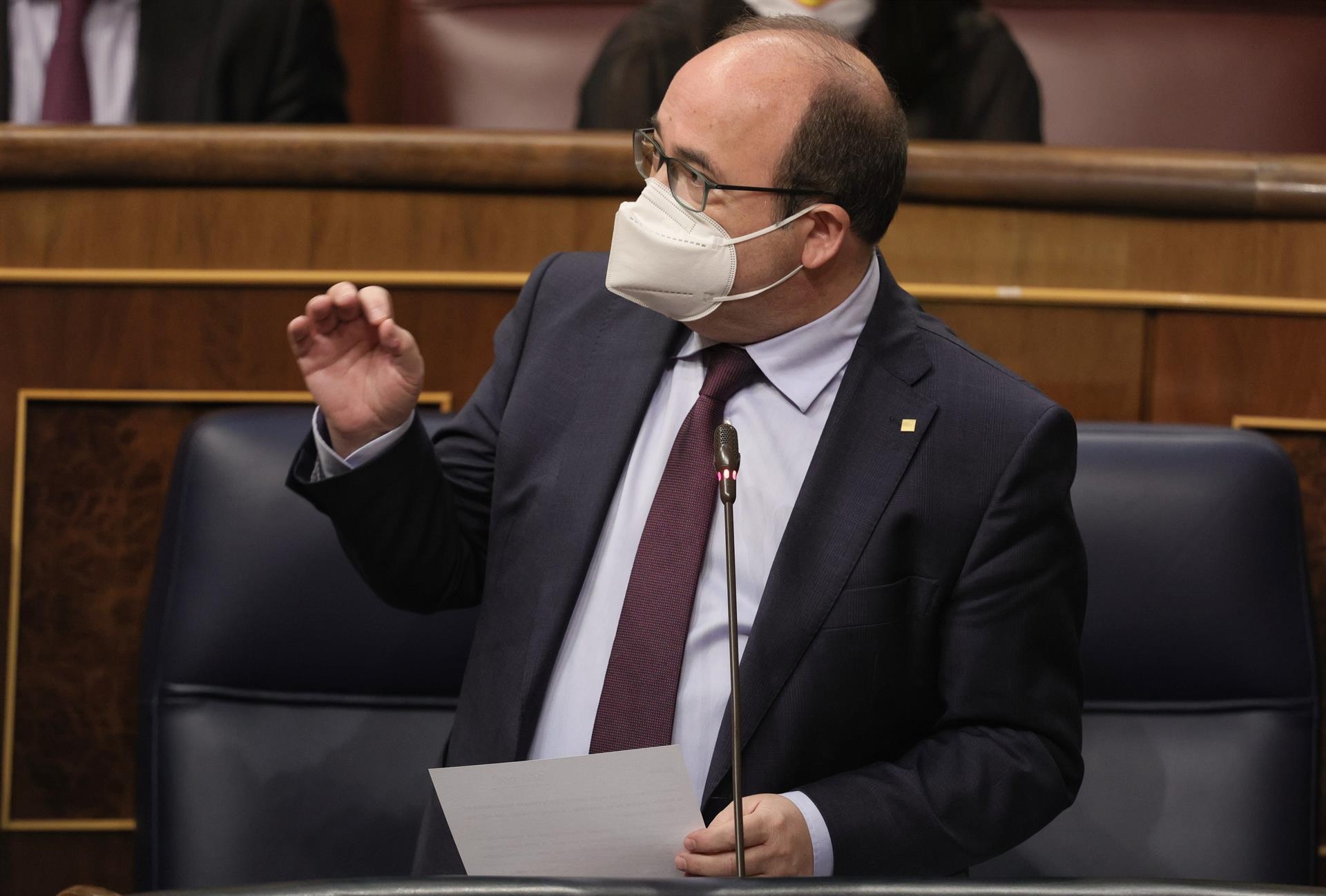 Iceta espera que el Gobierno no se 