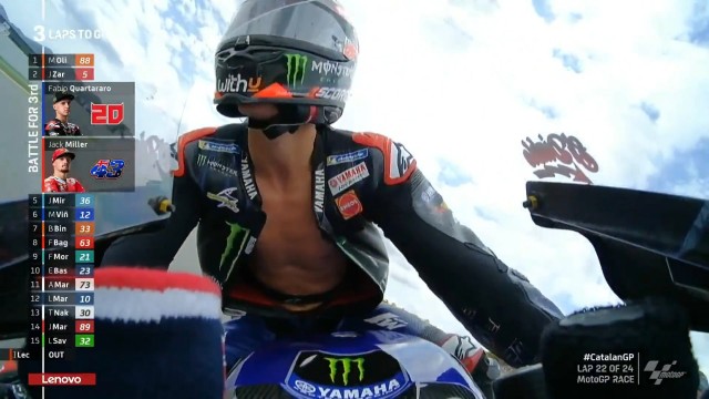 Fabio Quartararo sancionado con tres segundos más
