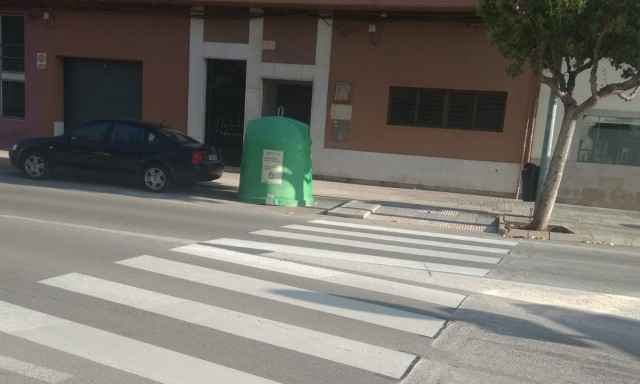 Nules mejora el acceso de la ruta biosaludable con un paso de peatones en la Avenida Purísima