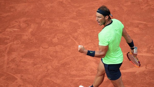 Nadal se apresura a sus 16 octavos de final en Roland Garros