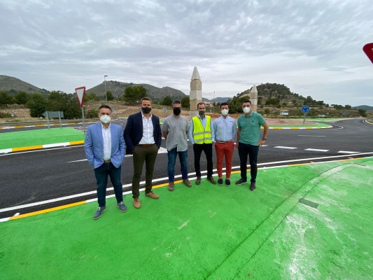 Finalizan las obras de mejora de la carretera que une La Romana y Monóvar 