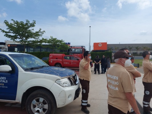 Las brigadas forestales de la Diputació se suman al dispositivo contra incendios de la Generalitat