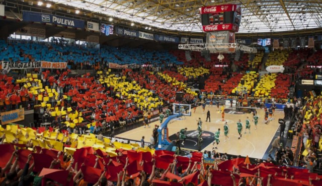 Valencia Basket prepara recepción al equipo, mosaico y 'globotà' para la final