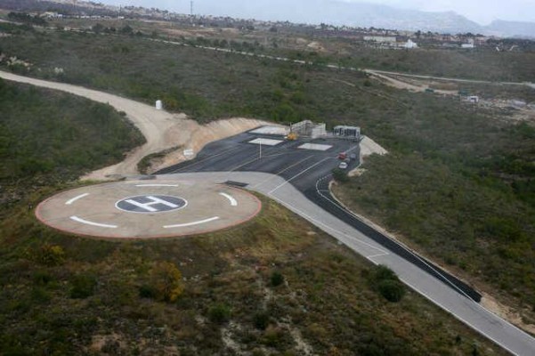 Un evento en el helipuerto de Benidorm termina con una denuncia de hasta 30.000 euros