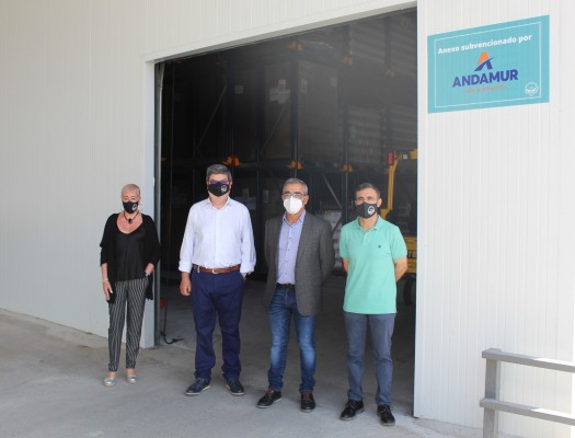 El Banco de Alimentos amplía su almacén principal en Murcia gracias a la aportación de Andamur