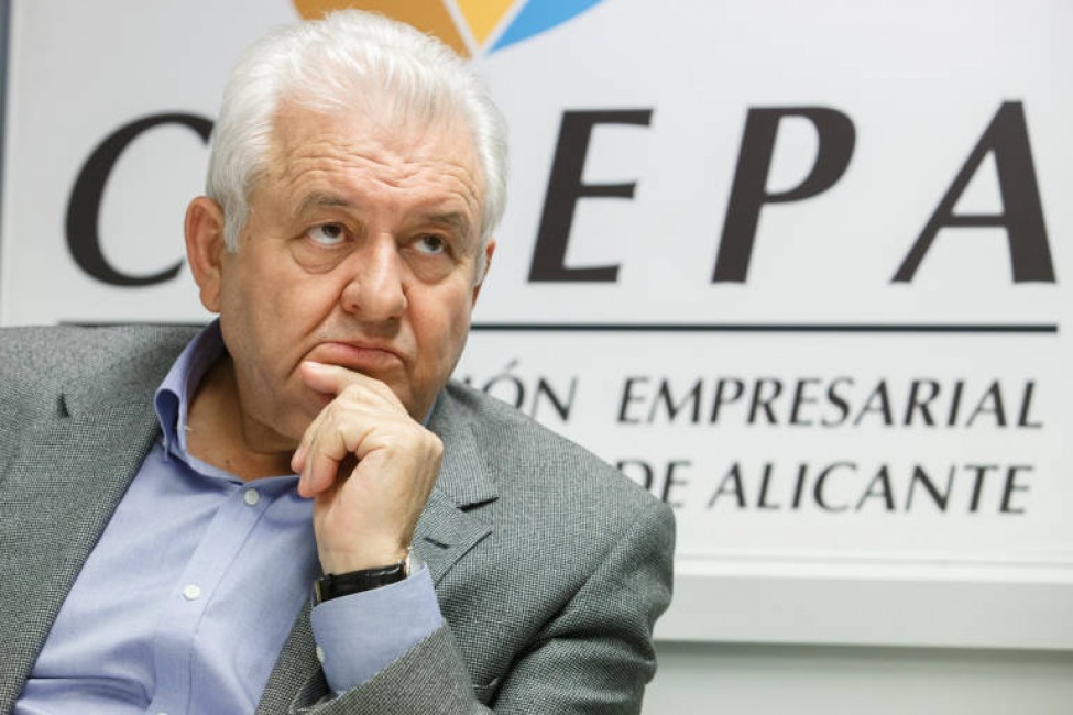 El presidente de Coepa, Francisco Gómez. Foto: PEPE OLIVARES - 