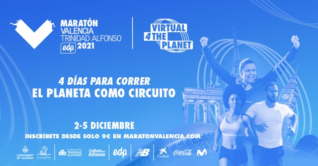 El Maratón de Valencia se complementará con la novedosa carrera 'Virtual 4 The Planet'