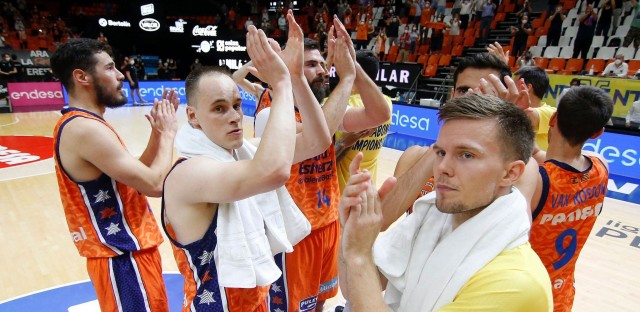 Valencia Basket ganó el 71% de los cuartos de final al mejor de tres que abrió con un triunfo