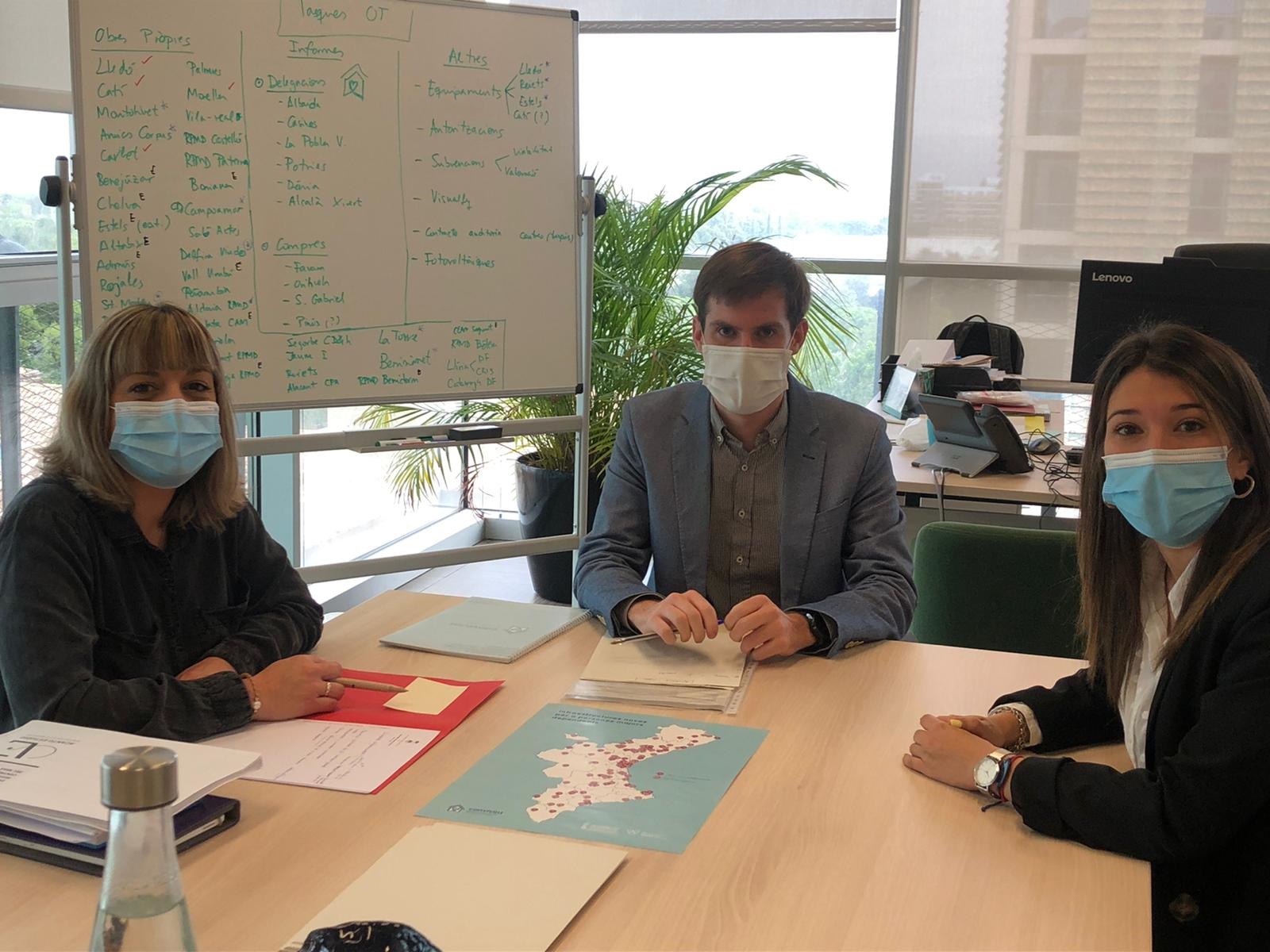 Oropesa se reúne con Conselleria para avanzar en el proyecto de la residencia de la tercera edad