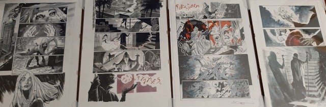 Los 4 'fantásticos' del cómic: el 'Sombracom' reúne originales de Acuña, Magius, Dagnino y Belén Ortega 