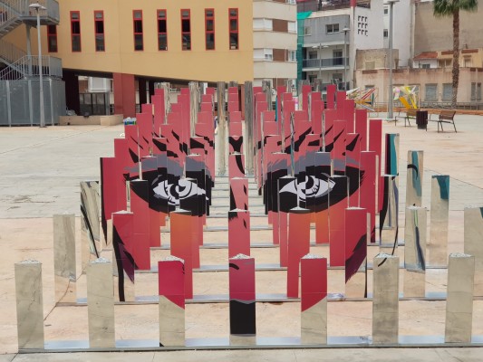 Elda inaugura la exposición ‘Arquitecturas Efímeras’, realizada por estudiantes de la UA