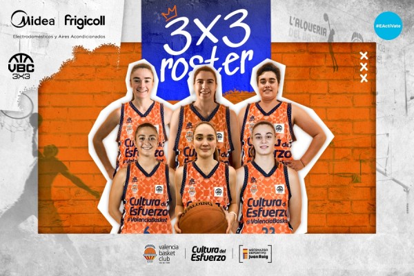 El equipo femenino 3x3 de Valencia Basket ya tiene nombres propios