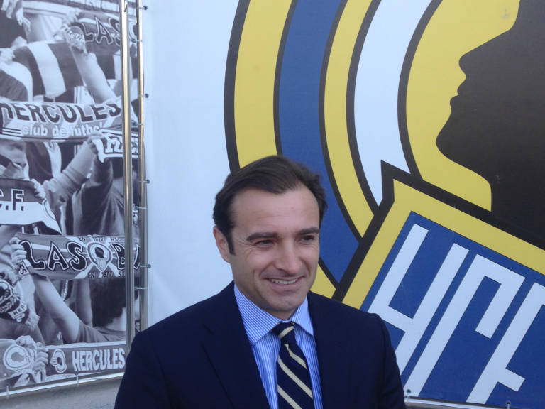 Carlos Parodi, presidente del Hércules C.F., en una imagen de archivo. Foto: AP - 