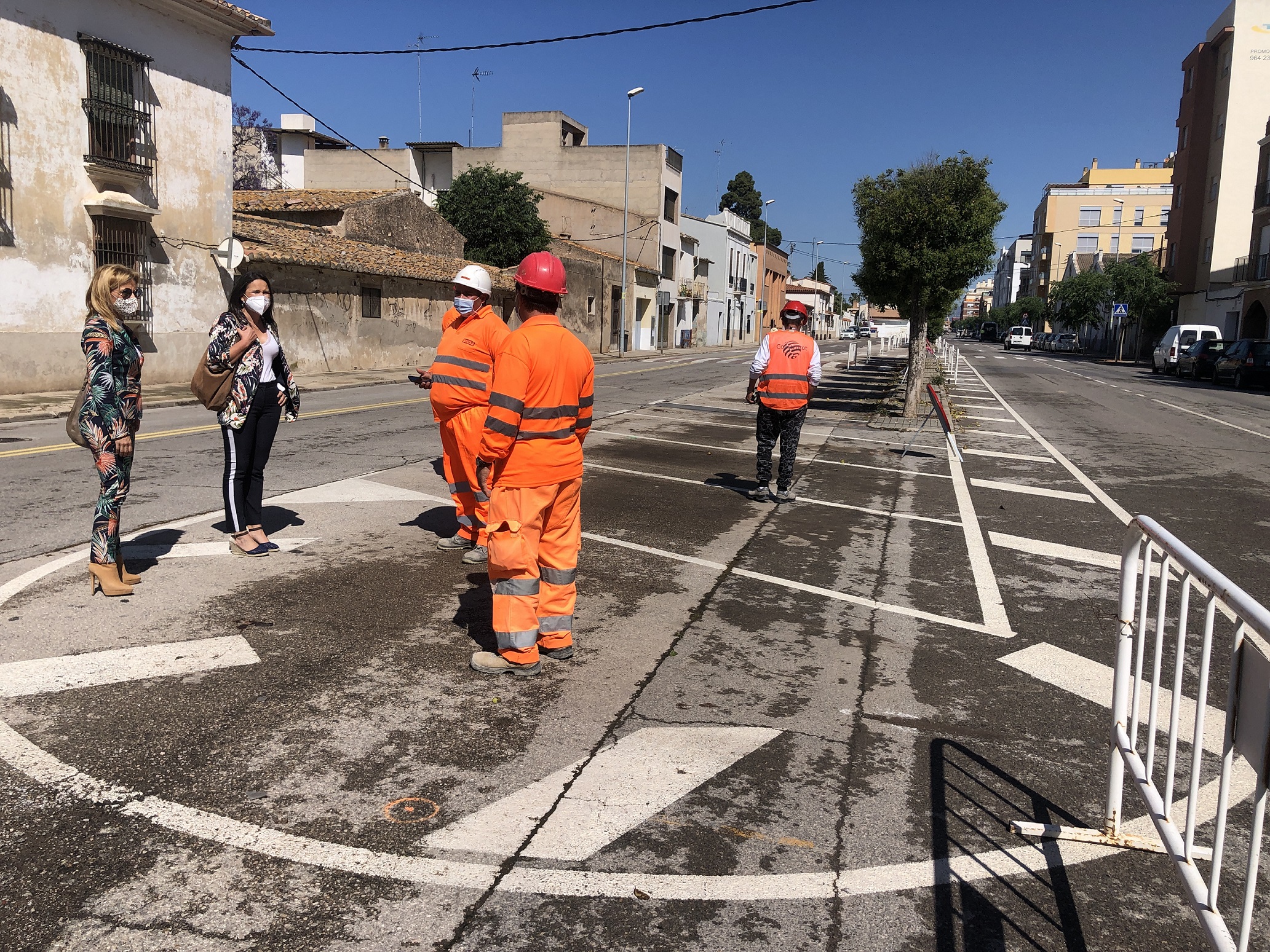 Becsa inicia la última fase de las obras en el bulevar San Jaime de Almassora 