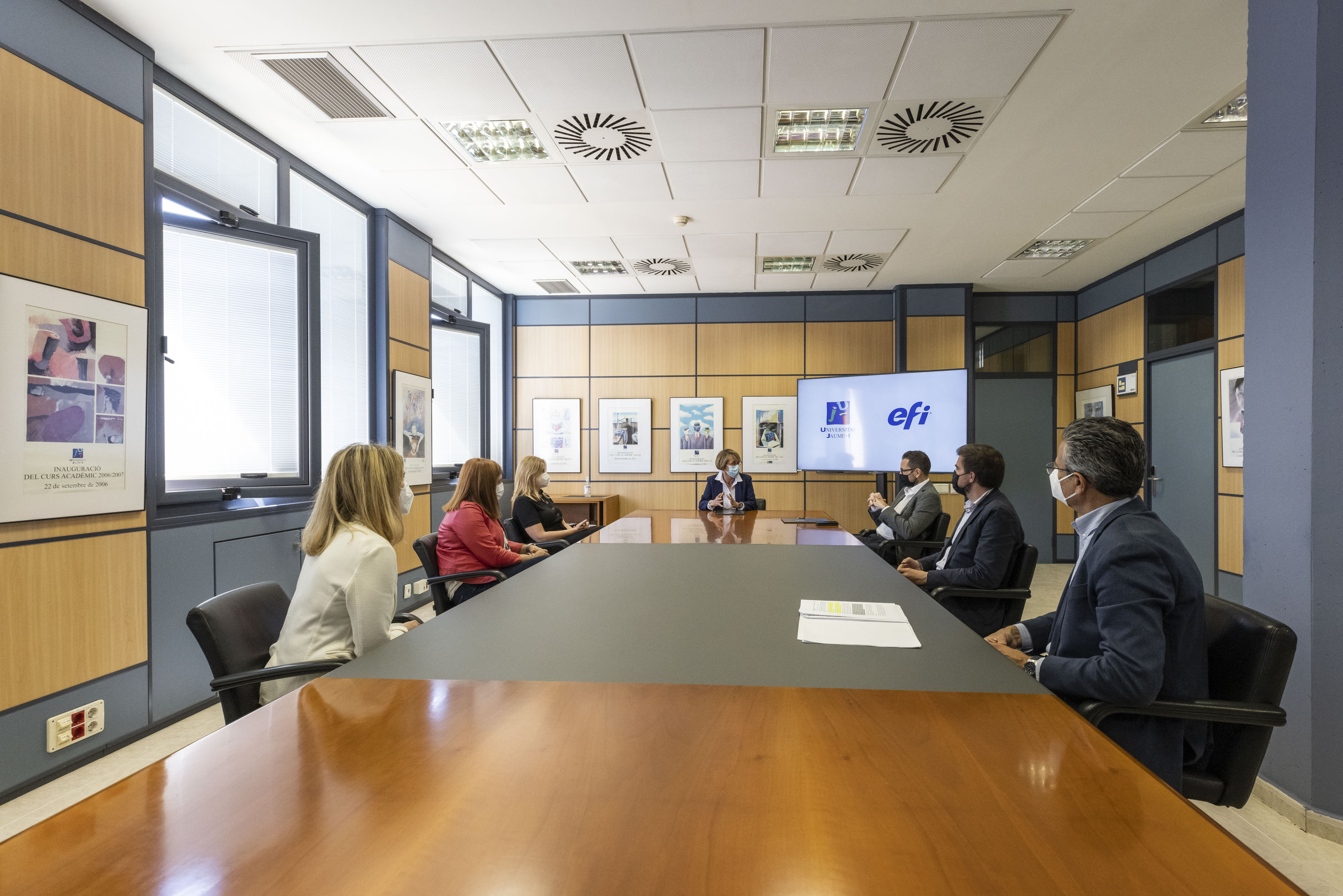 EFI Cretaprint colaborará con la UJI en la formación especializada y el apoyo al talento del alumnado