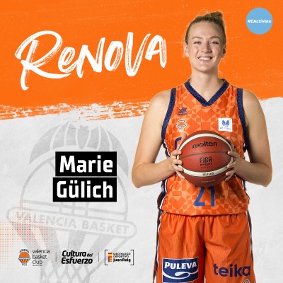 Marie Gülich seguirá en Valencia Basket
