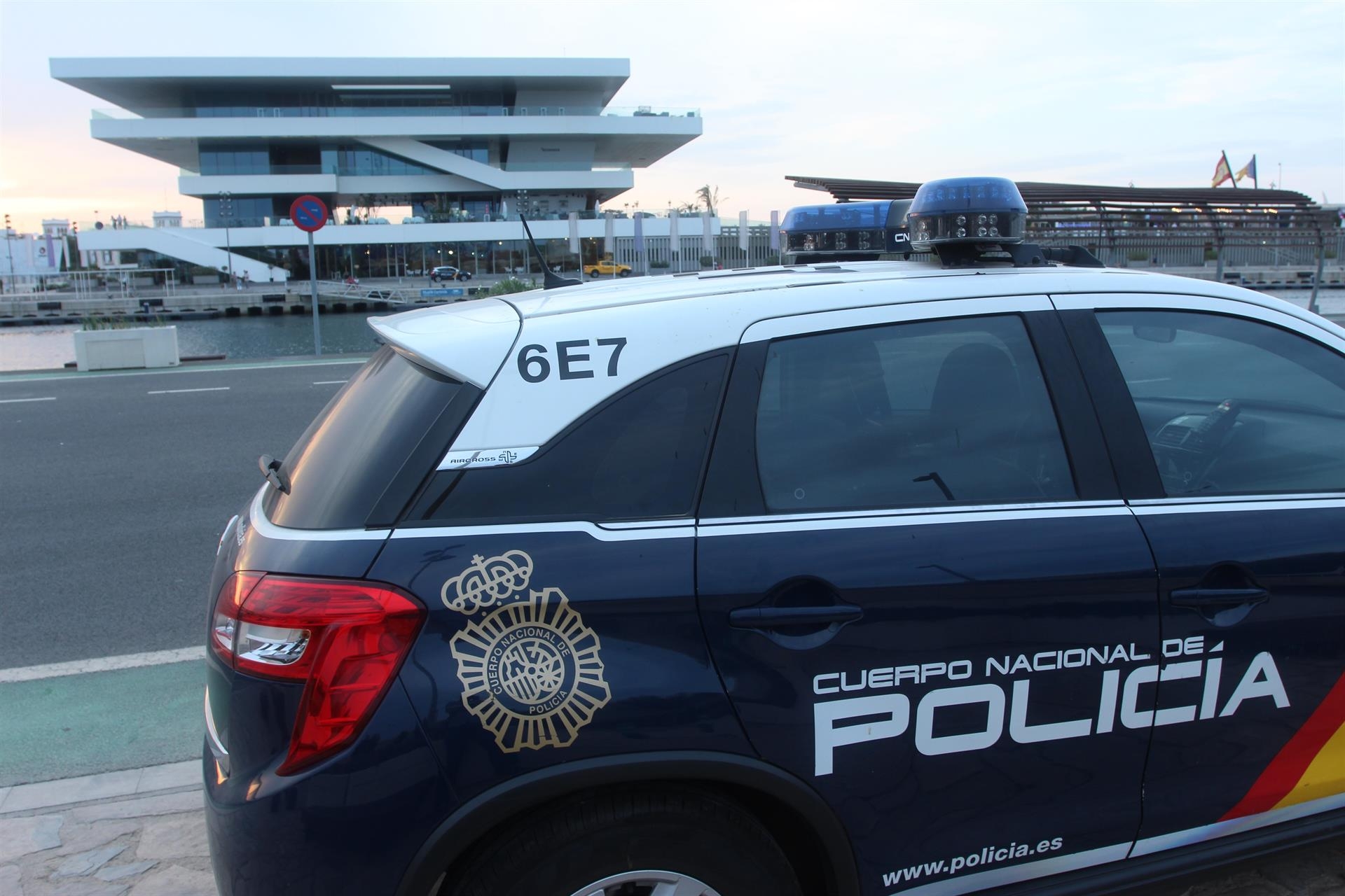 Vehículo de la Policía Nacional. Foto: POLICÍA NACIONAL - 
