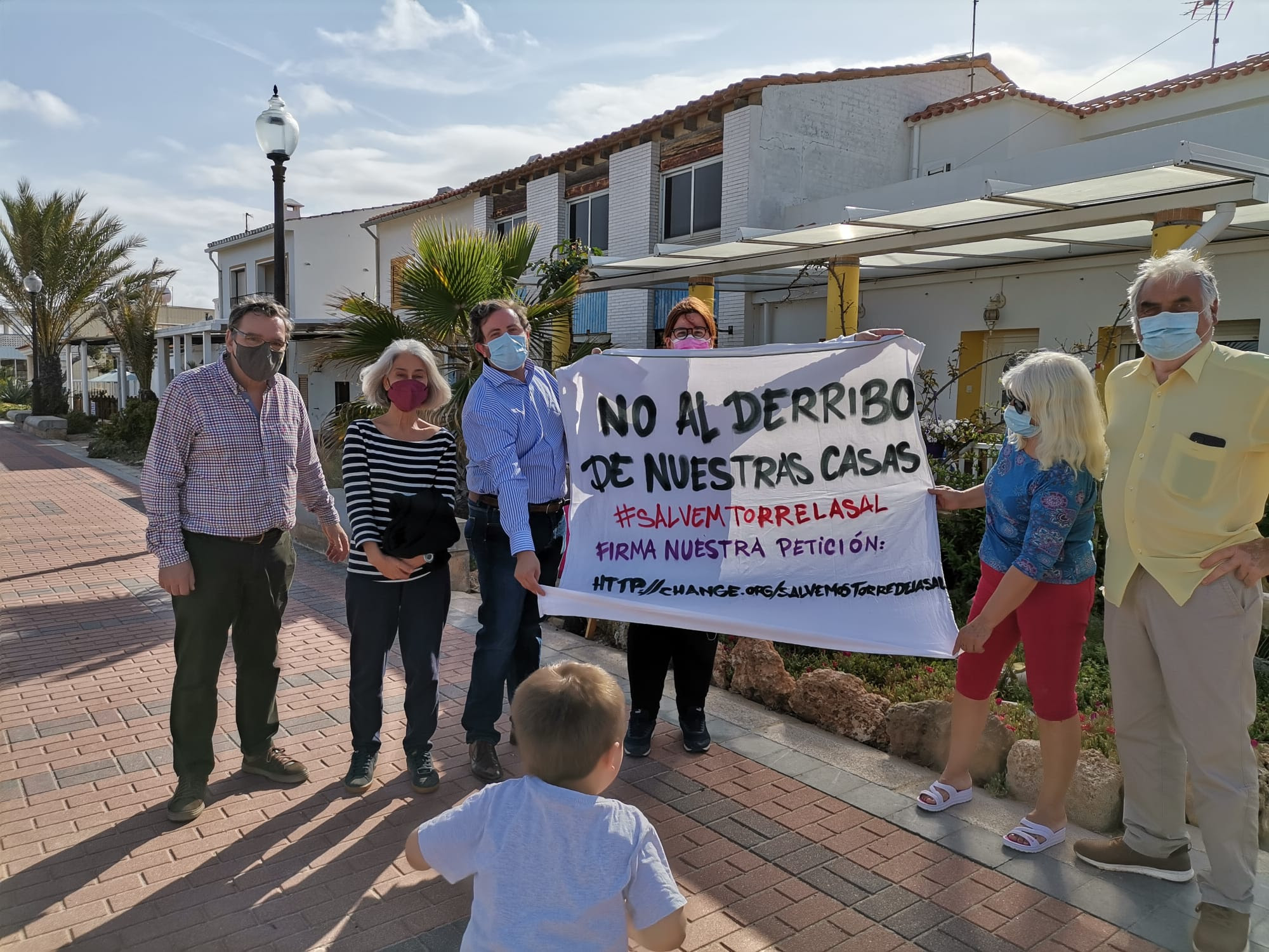 Cs exige la paralización del derrumbe del poblado de Torre la Sal y propone medidas de protección