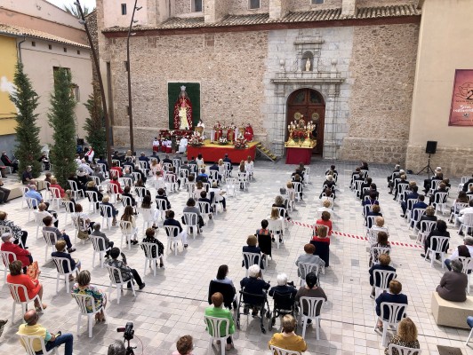 Misa de campaña y arroz para mayores en el día grande de Almassora 