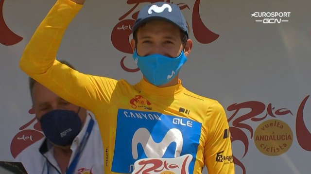Miguel Ángel López, ganador de la Vuelta a Andalucía