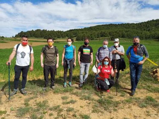 Compromís y CHA defienden el patrimonio natural en el acto de la Plataforma a favor de los Paisajes de Teruel