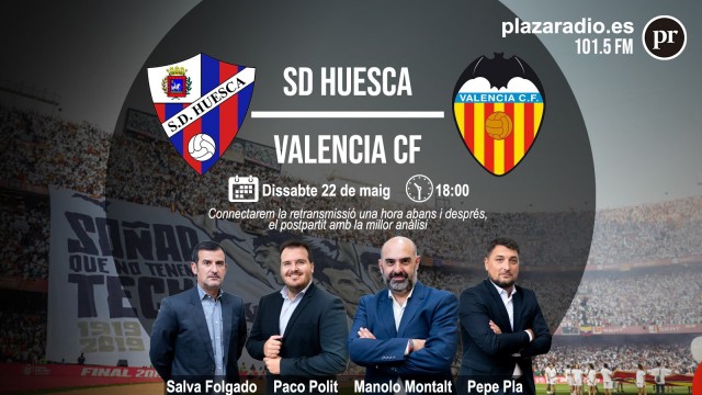 Sigue en directo el Huesca - Valencia