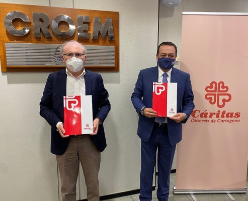 Croem y Cáritas firman un convenio para ampliar sus líneas de colaboración